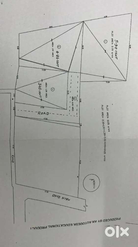 27 cents residential plot for sale at kangarapady kakkanad