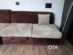 2 seater Sofa with Spring Mattress