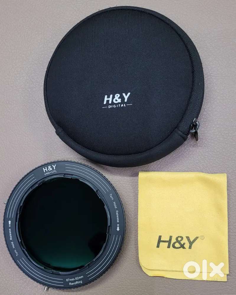 H&Y RevoRing VND ND3-ND1000 + CPL Filter with 67-82mm Adapter