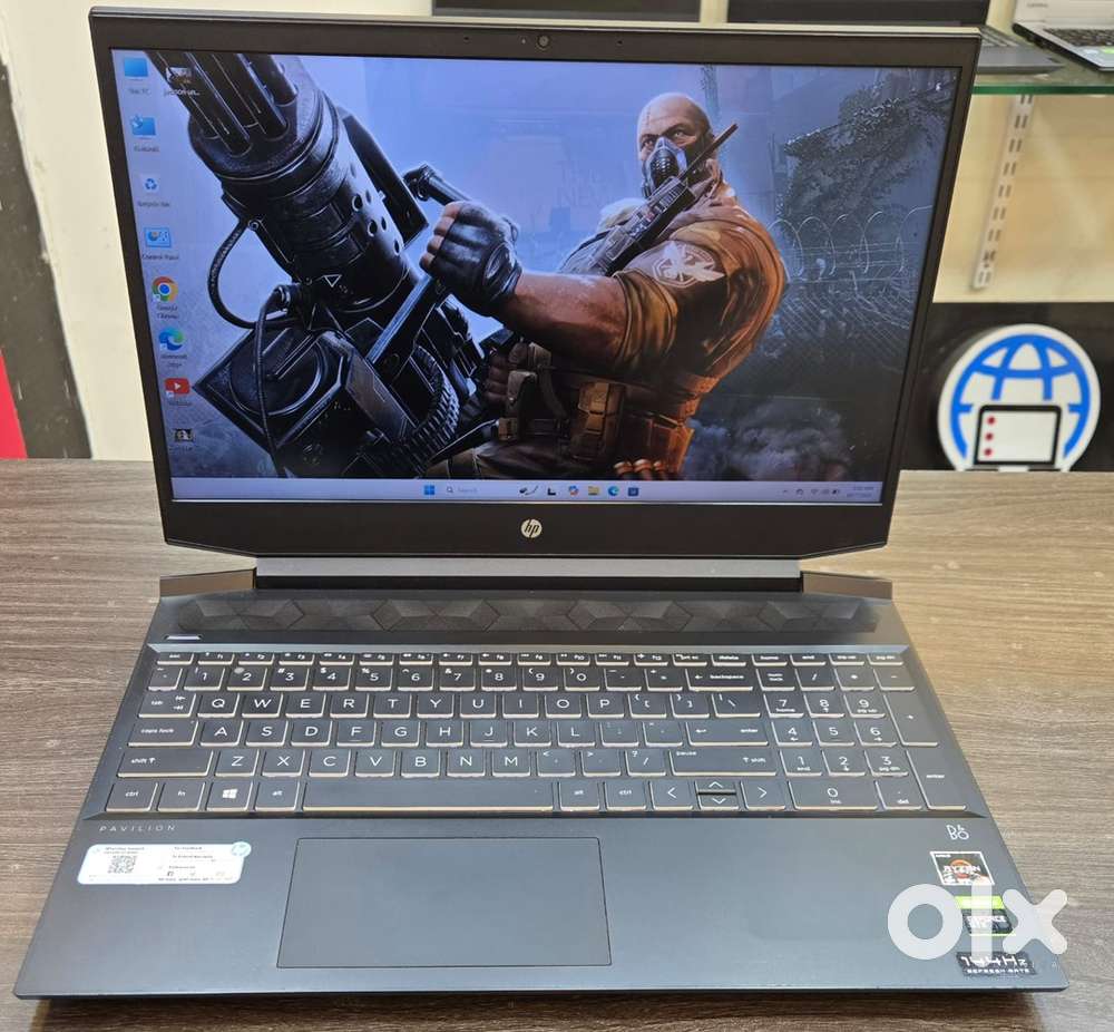 HP Victus Ryzen 5 5600H 8gb ram 512gb ssd GTX 1650 4gb graphic card A+