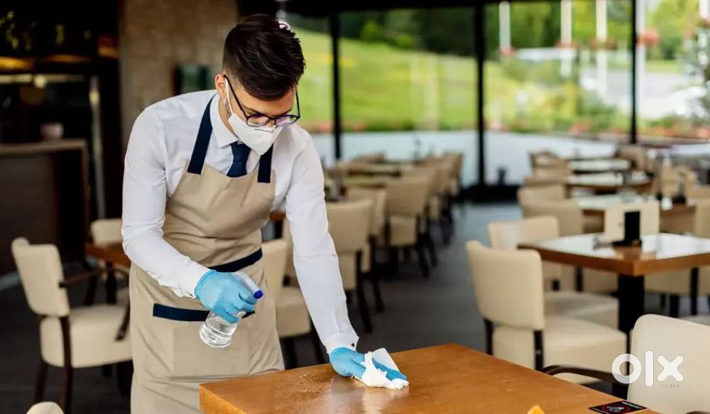 Required :- Table Helper Cleaning Boy // Helper Waiter Steward