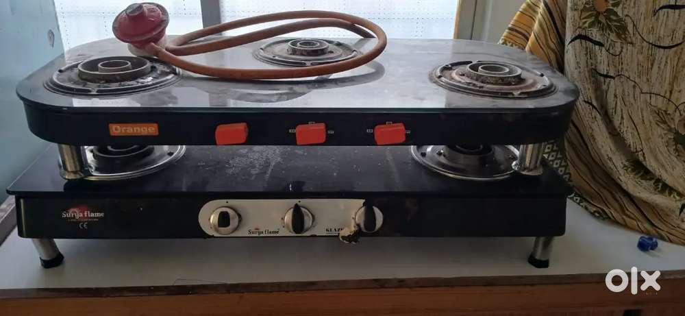 3 burner gas stove 2 nos.