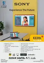 Sony FW-55EZ20L Professional TV brand new