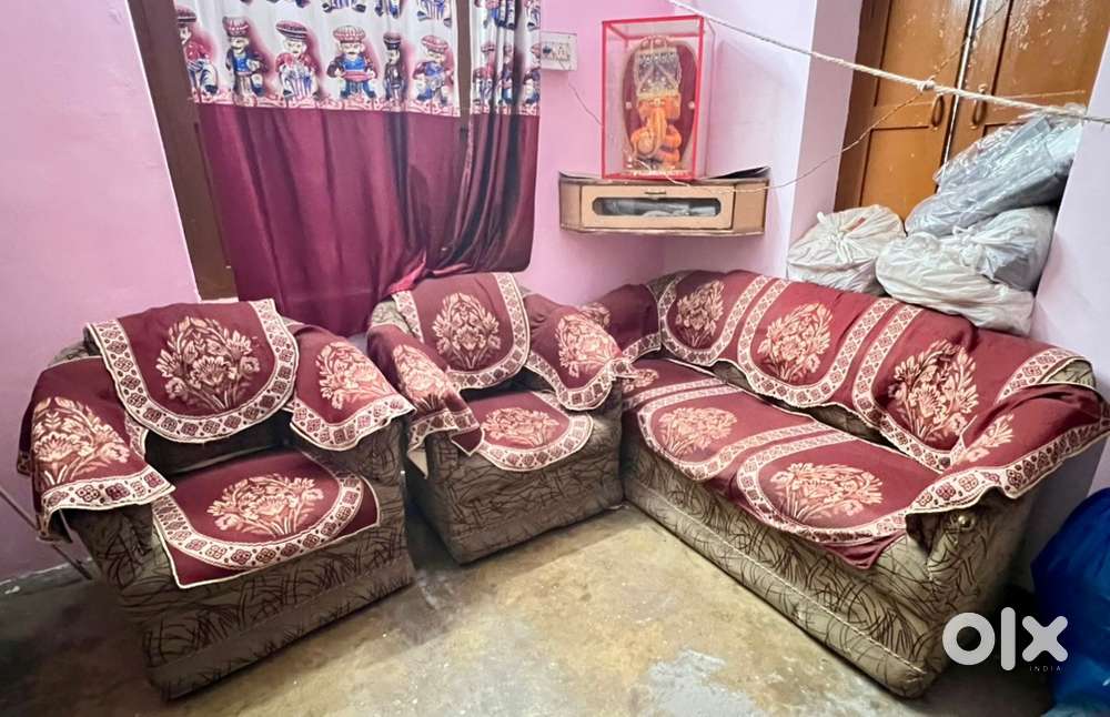 5 Seater Sofa Set (2 Single + 3 liner)