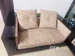 7 Seater sofa with marble top table