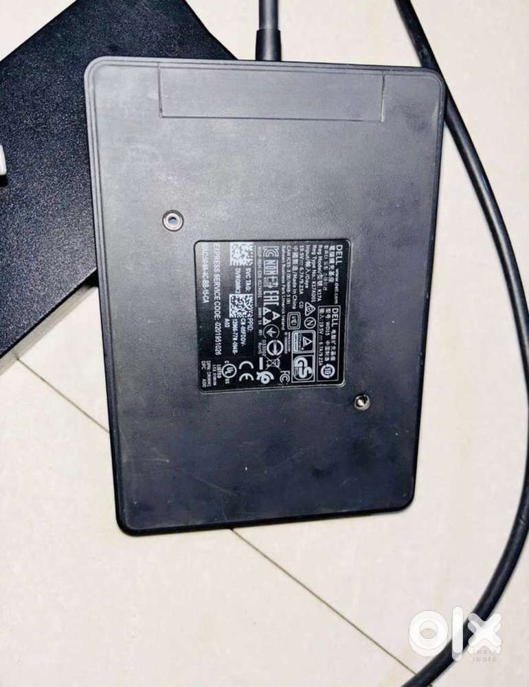 Dell Dock station WD15 K17A and Dell laptop new adaptor with 65w