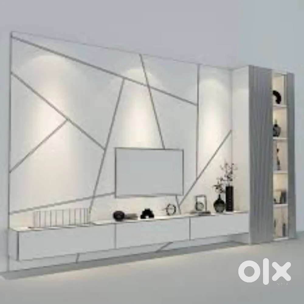 फलेट में कंप्लीट फर्नीचर पीओपी कलर्स वर्क सोल्यूशन