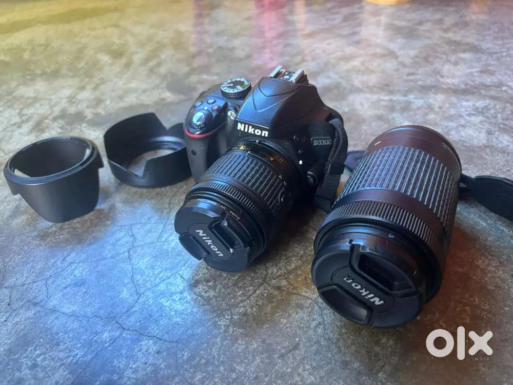 Nikon D3300 with 2 lens