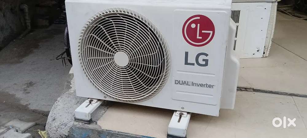 L.g dual inverter split AC super condition one ton and  with Remote