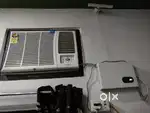 4 year Voltas 1.5 ton window Ac with stabilizer