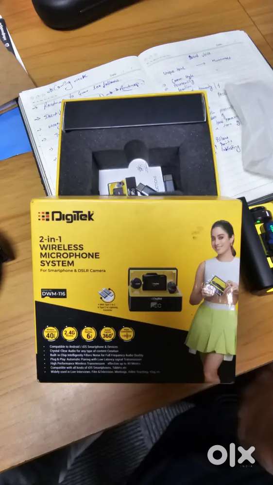 Digitek 2in1 wireless microphone system