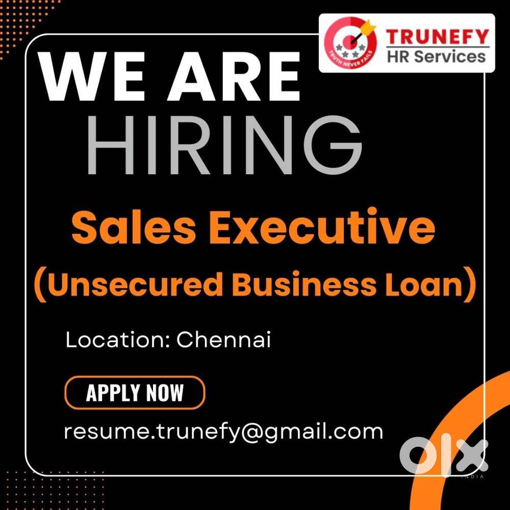 Urgent Requirment for Field Sales Executive - (Buiness loans)