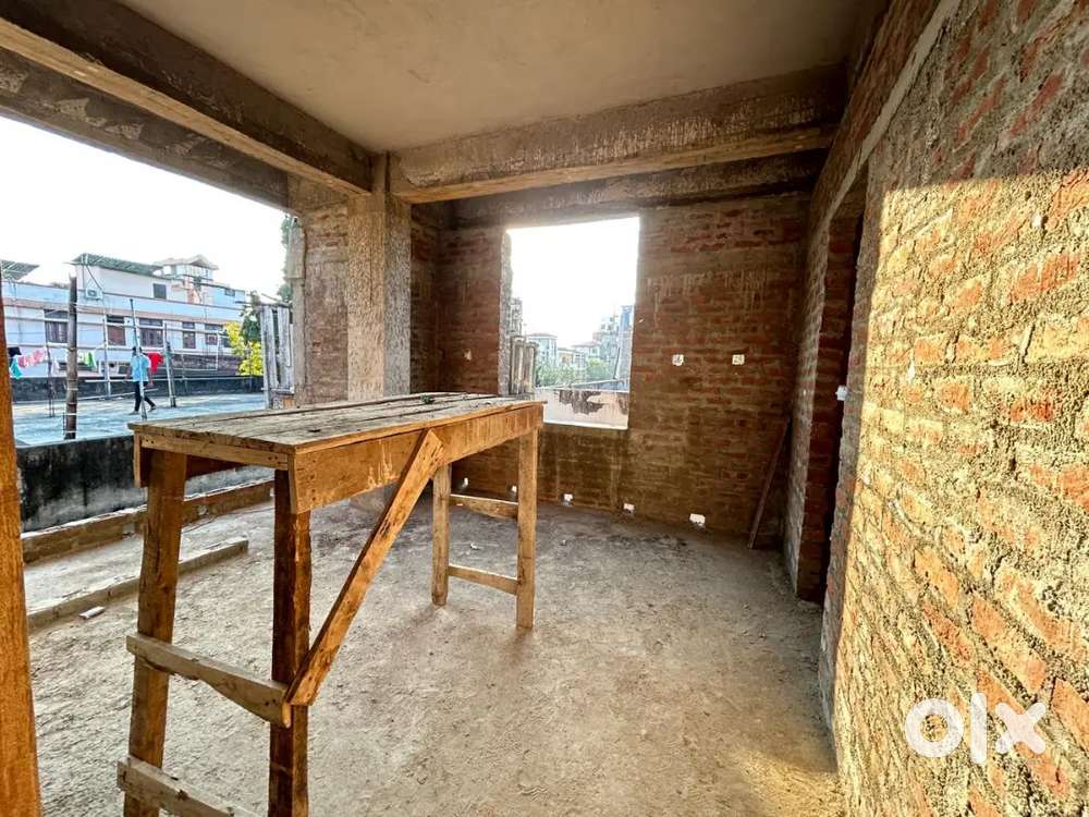 At Hatigaon 2Bhk Under construction Flat near Little Flower school