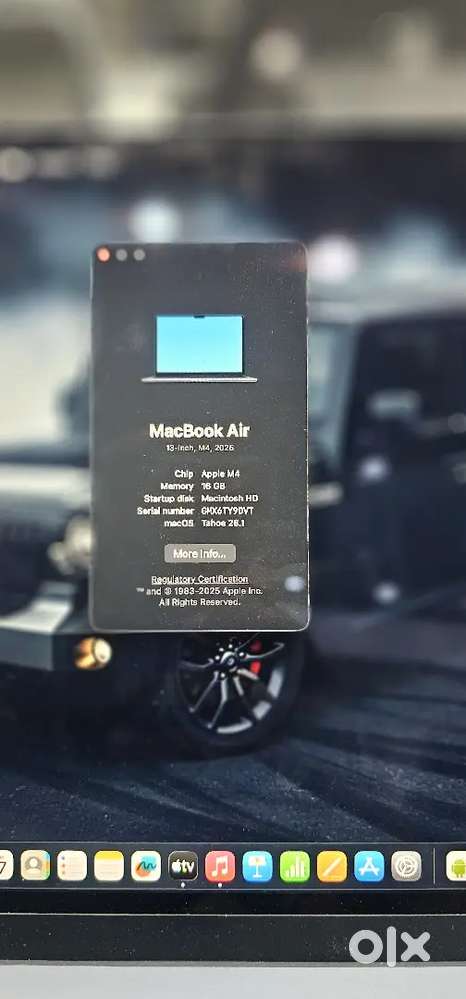 Mackbook air M4 chip Apple
