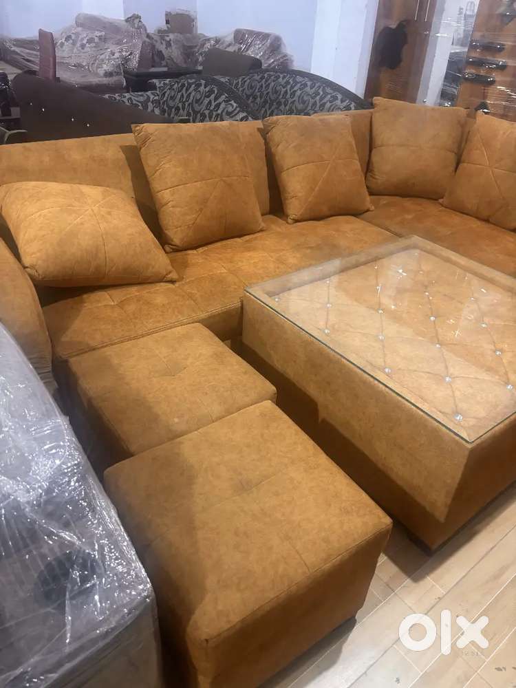 L type sofa set full size