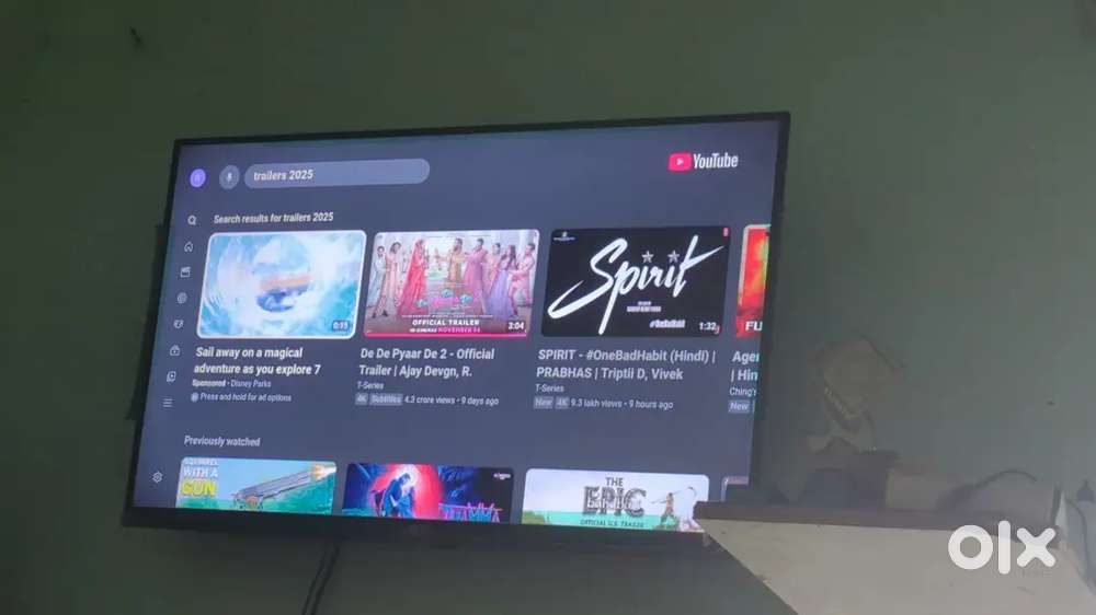 Good condition Android tv One plus tv 2years old