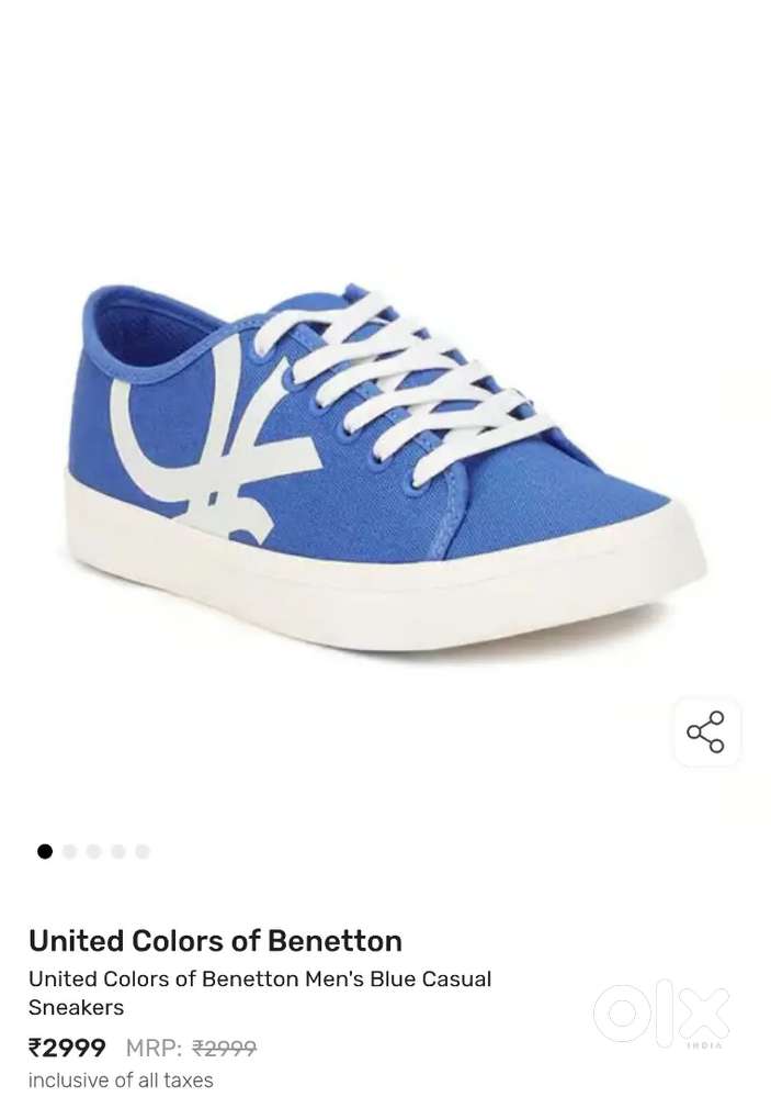 United Colors of Benetton Men's Blue Sneakers