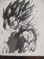 Drawing of Goku
