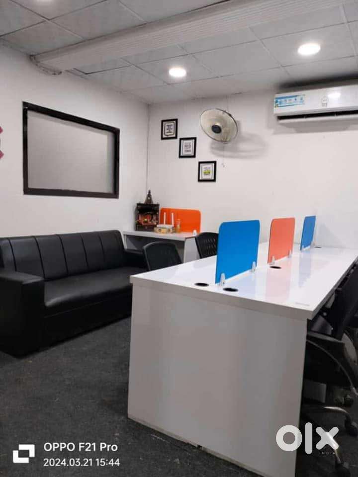 2 Cabin,10Workstations. Fully Furnished Space Office For Rent In Noida