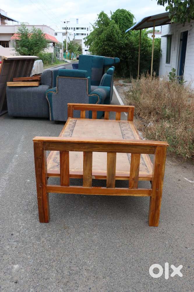 Solid Wooden Single Bed – Strong & Durable