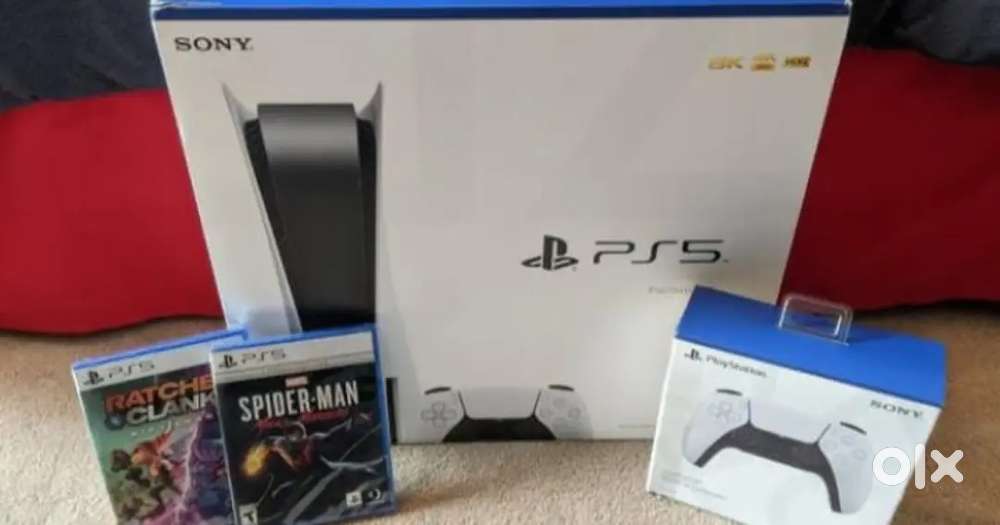 Sony PlayStation 5 Disc+ controller + 5 games (825GB)