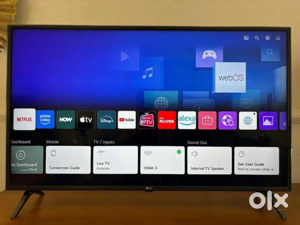 LG WEBOS 4k Q-LED TV with magic remote and live tv channels free
