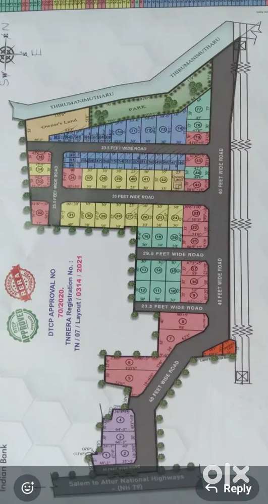 Chennai NH plot for sale in Adhyothapattinam