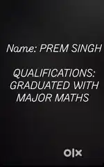 Tutor available