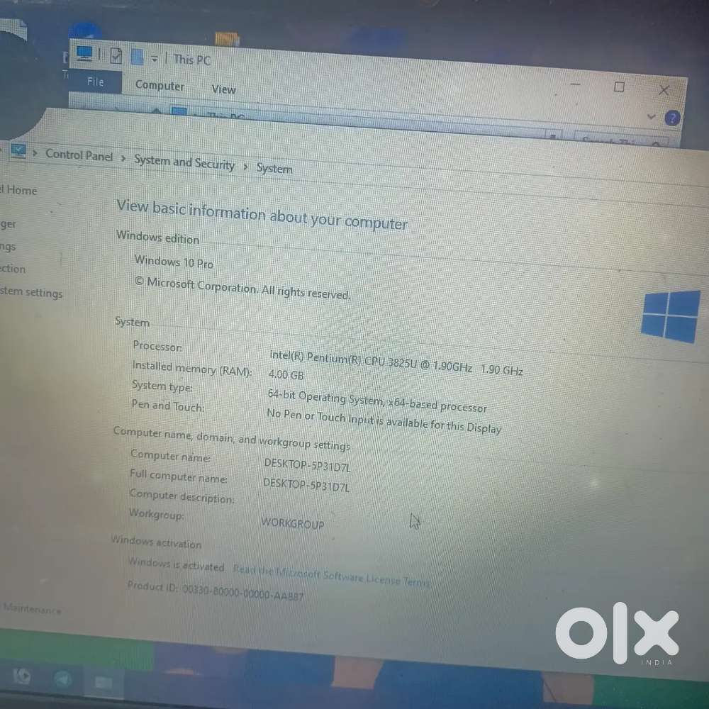 Laptop  HP everything ok no problem