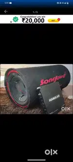 Bass tube 12 inch & amp