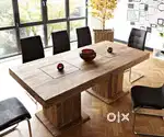 Solid Sheesham Wood Dining Table
