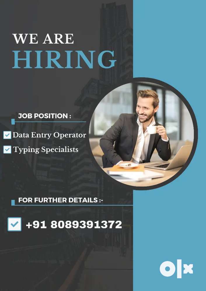 We are Hiring Data entry operators for Typing jobs