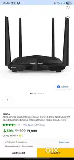 Wifi router tenda ac1200 mu-mimo