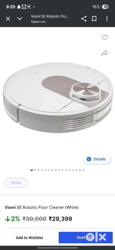 Mi robot vacuum Viomi mop