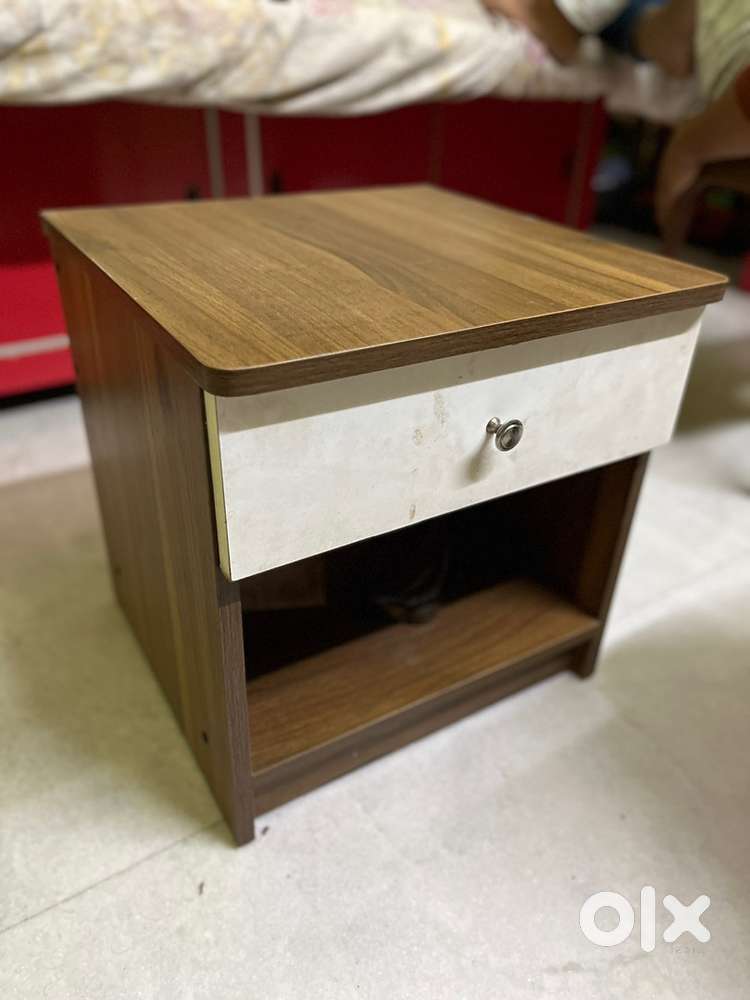 Wooden bedside table