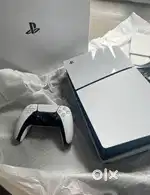 PS5 Digital Edition (Like New) with RGB cooling fan and charging dock