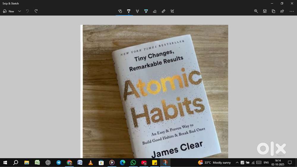 Atomic Habits by James Clear is a self-help book that explains how sma