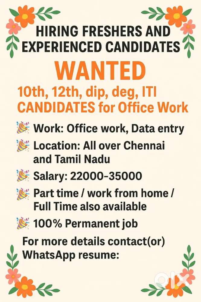 Office assistant Work