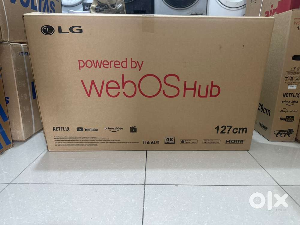 50 inch lg webOS smart 4k (2160) seal pack with 1 year onsite warranty