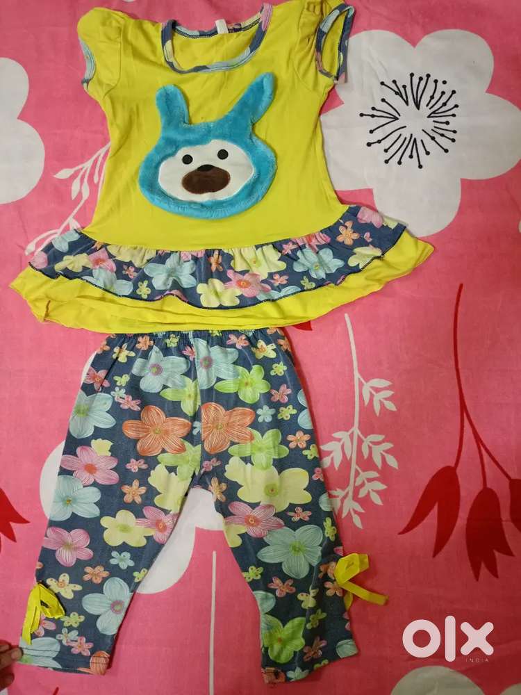 5 years girl home use frock and pant