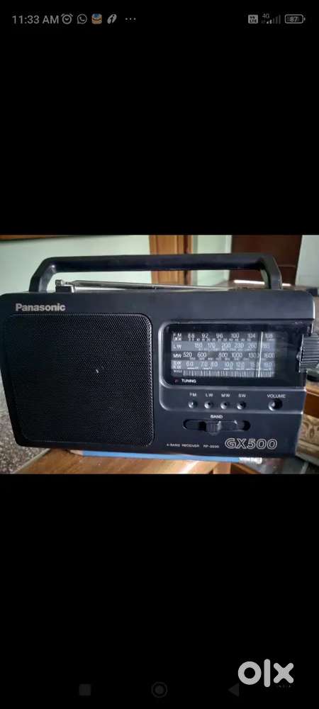 Panasonic radio.