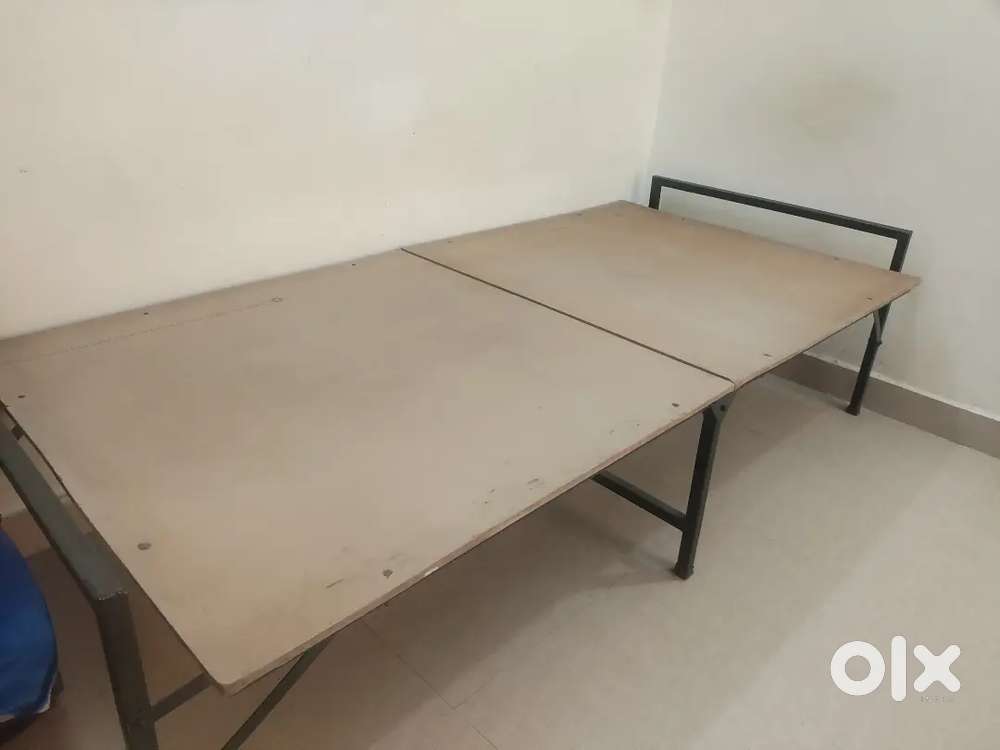 Folding charpai plywood single bed last price