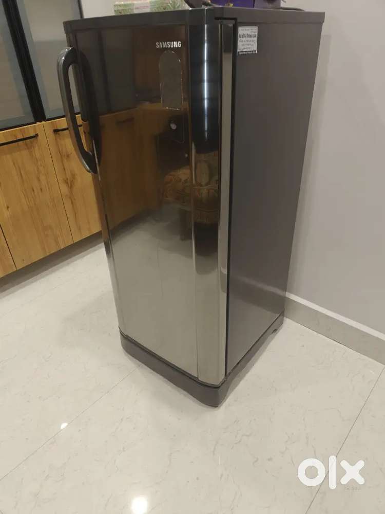 Samsung chrome single door refrigerator