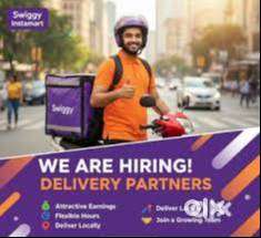 Wanted part time or full time Delivery executives for Swiggy delivery