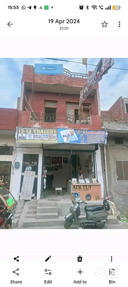 Shop for sale near new flower school 16/21 total 38.50 payment 45 lakh