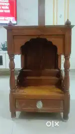 Mandir for God of pure Sagvan wood