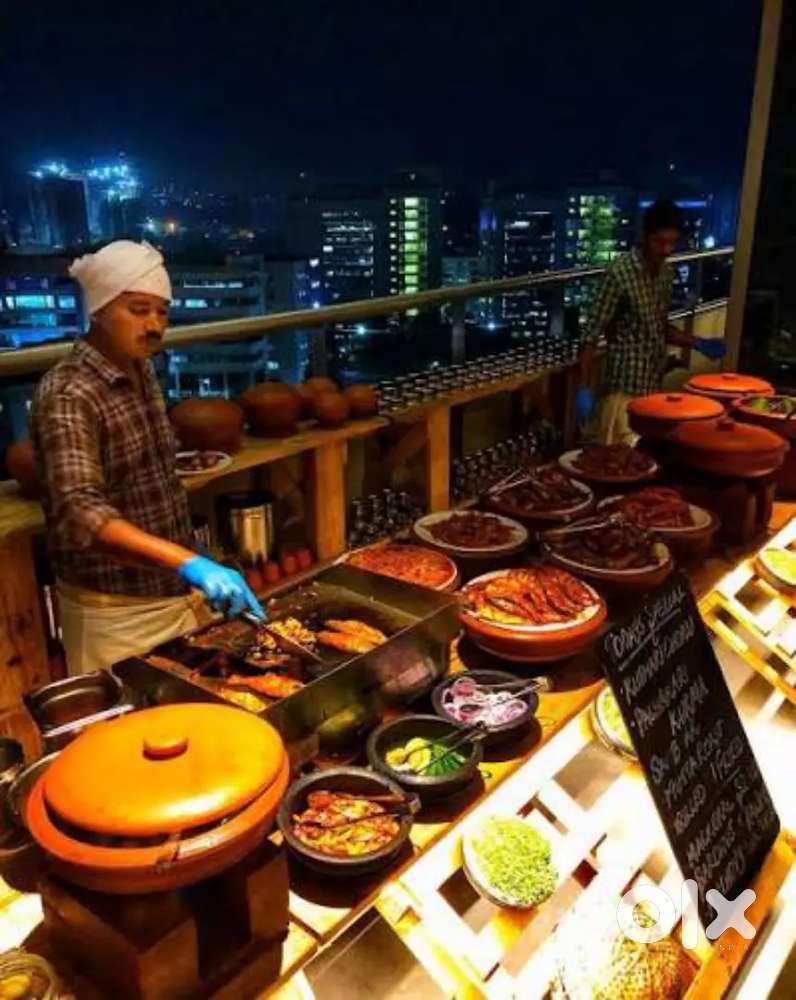 Porotta meker. Chines cook