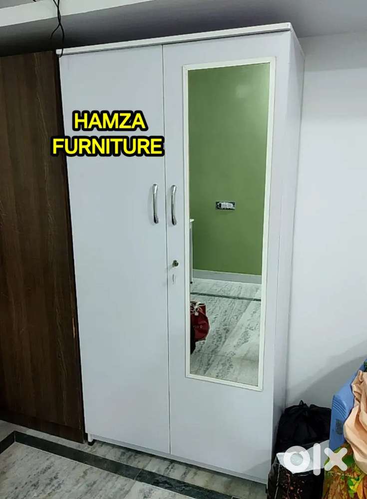 HAMZA FURNITURE NEW DESIGNER PARTICLE BOARD WOOD 2door wardrobe