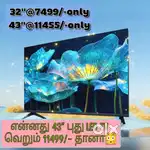 Porur shop & sony new 43 inch smart Android led tv @11555