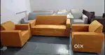 NEW LOVELY YELLOW COLOUR SOFA SET